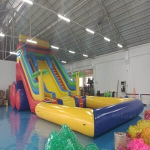 Big slide inflatable water slide