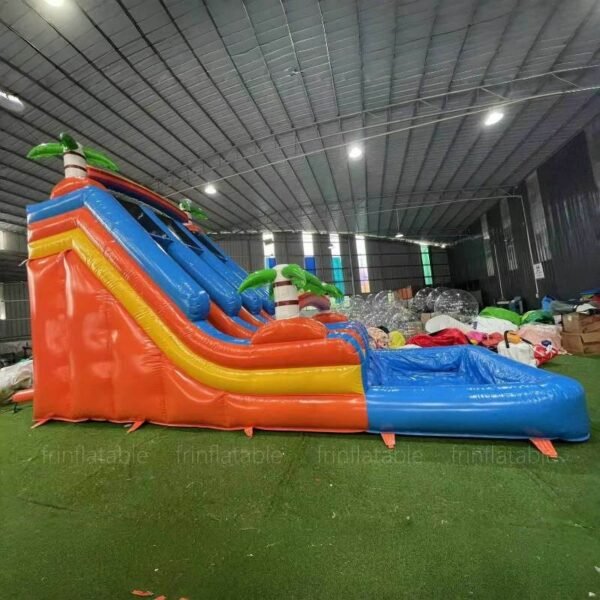 Adult inflatable double water slide - Image 4