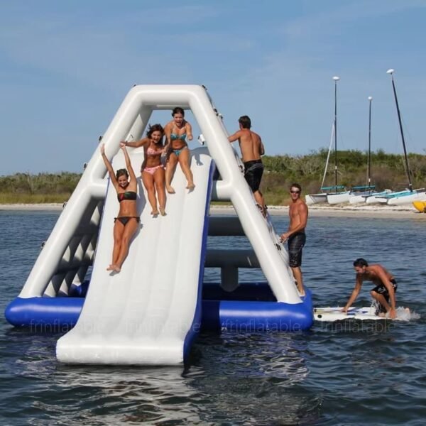 inflatable water slide with climbing wall - Image 2