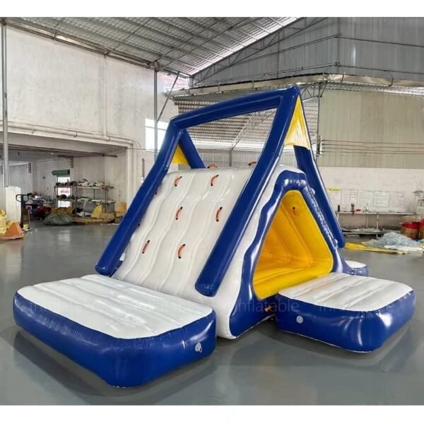 inflatable water slide with climbing wall - Image 3