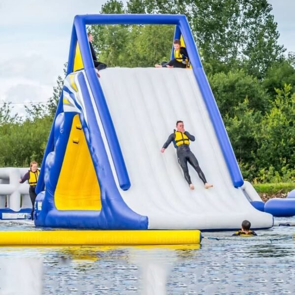 inflatable water slide with climbing wall - Image 4